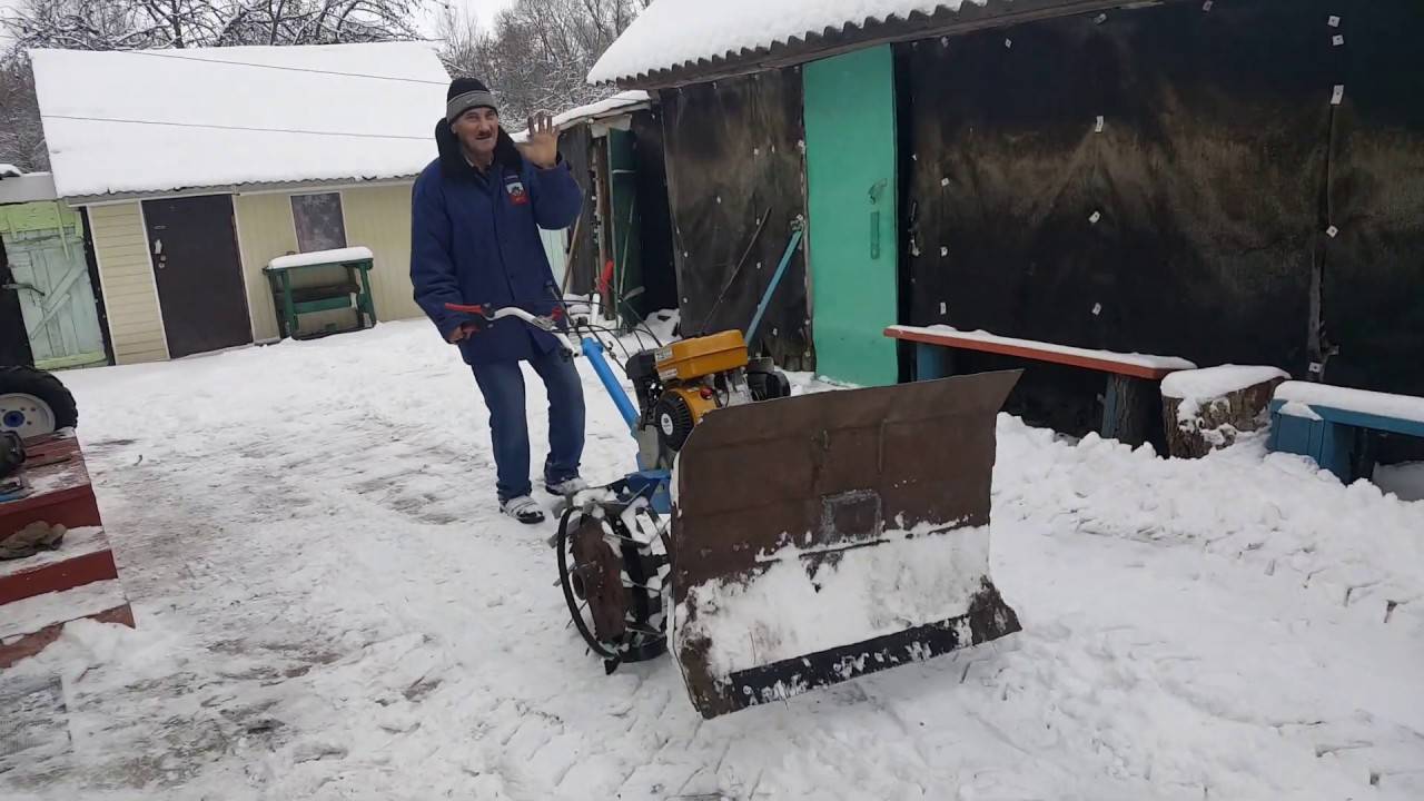 Как сделать снегоуборщик из мотоблока и двигателя своими руками