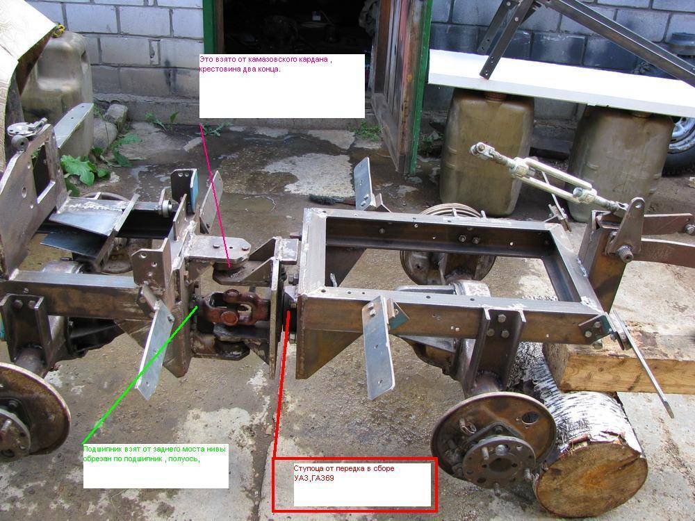 Самодельный трактор переломка 4х4 своими руками чертежи и размеры