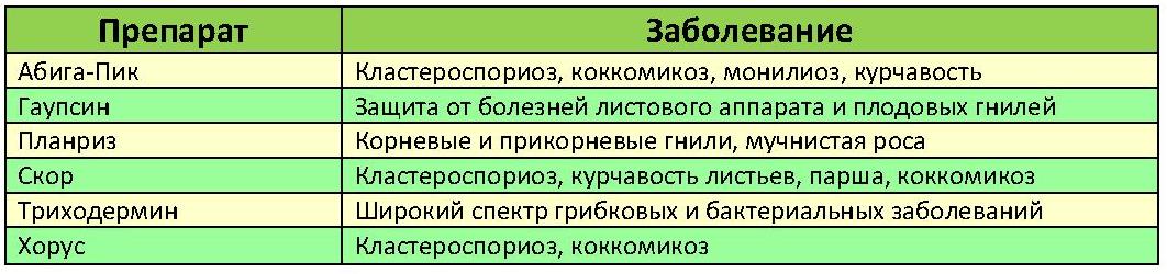 Схема обработки груши