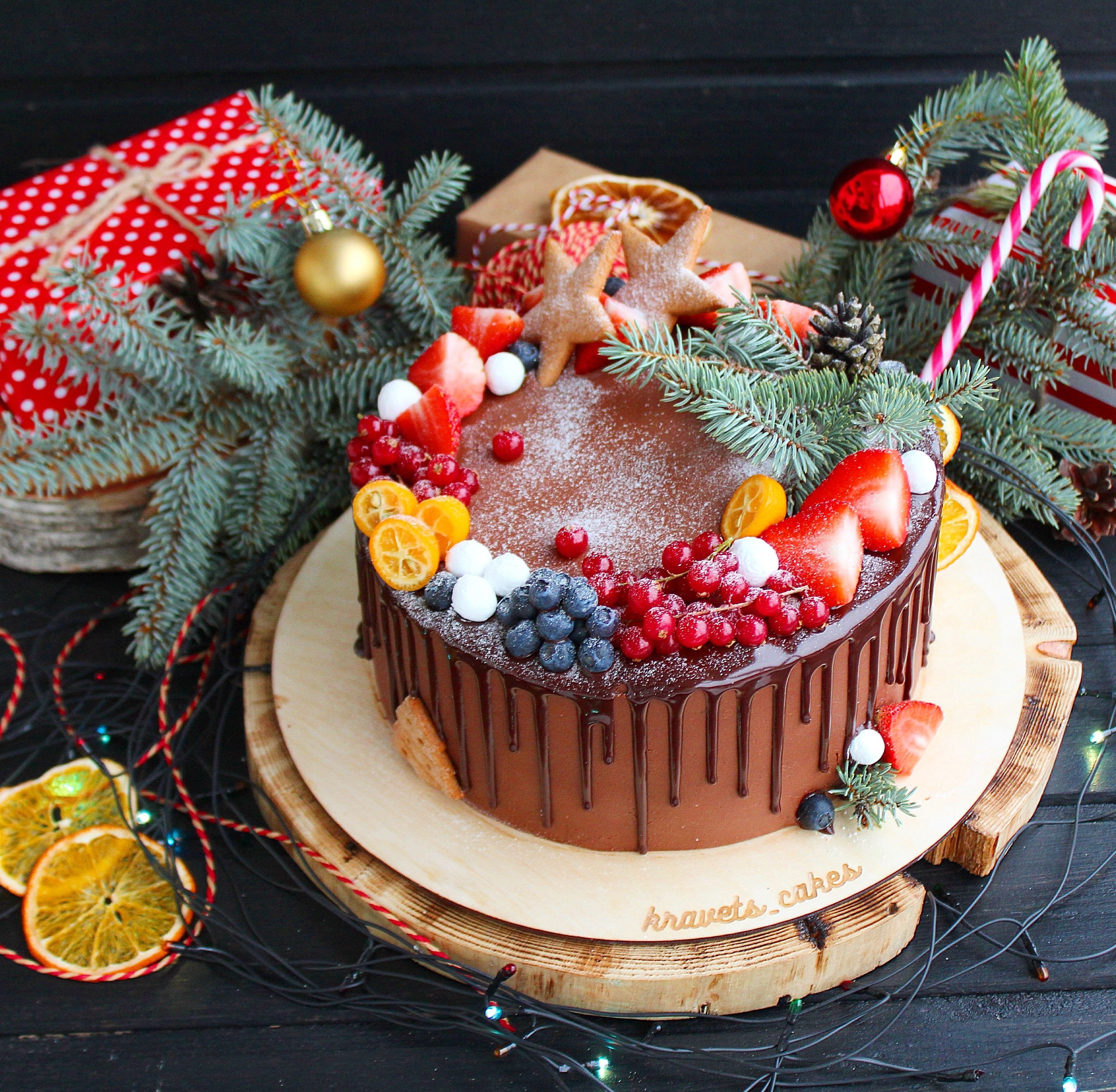 Торт на новый 2023 год — простые рецепты вкусных, красивых, новогодних, домашних тортов