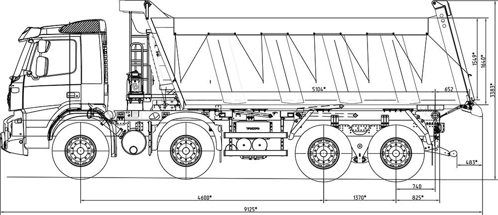 Расход топлива на volvo fm truck 6x4 • характеристики d13с