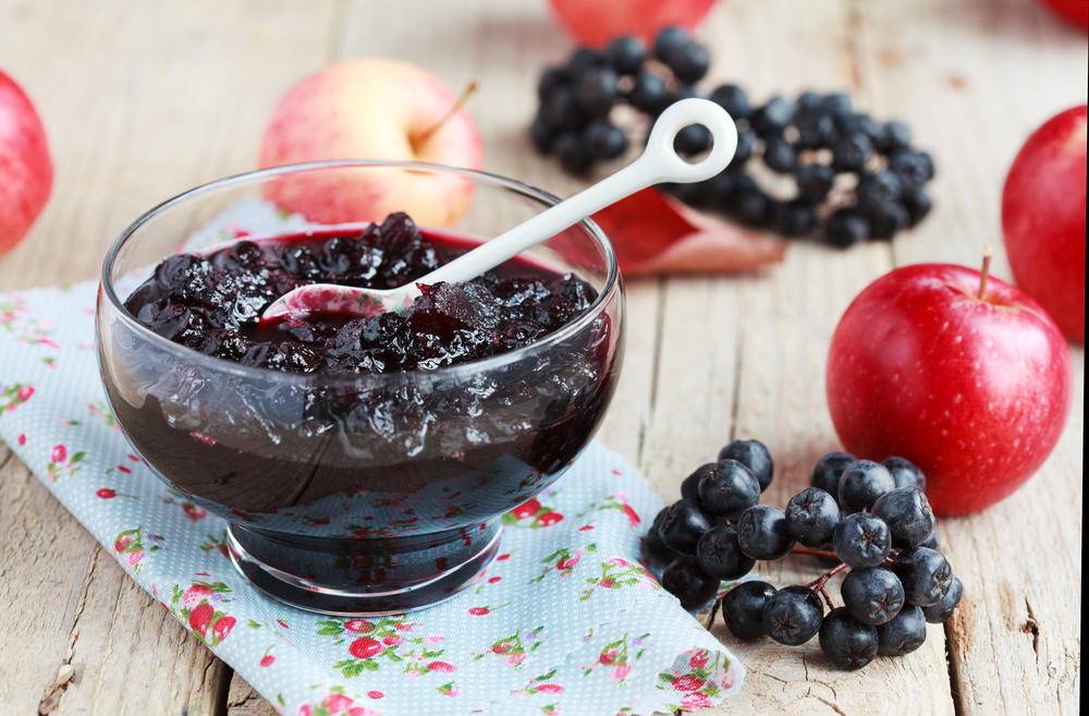 Варенье из черноплодной рябины - как готовить с яблоками, орехами и цитрусовыми