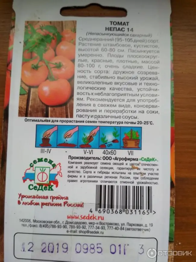 «непас» — новая серия томатов, выведенных для удобства садоводов