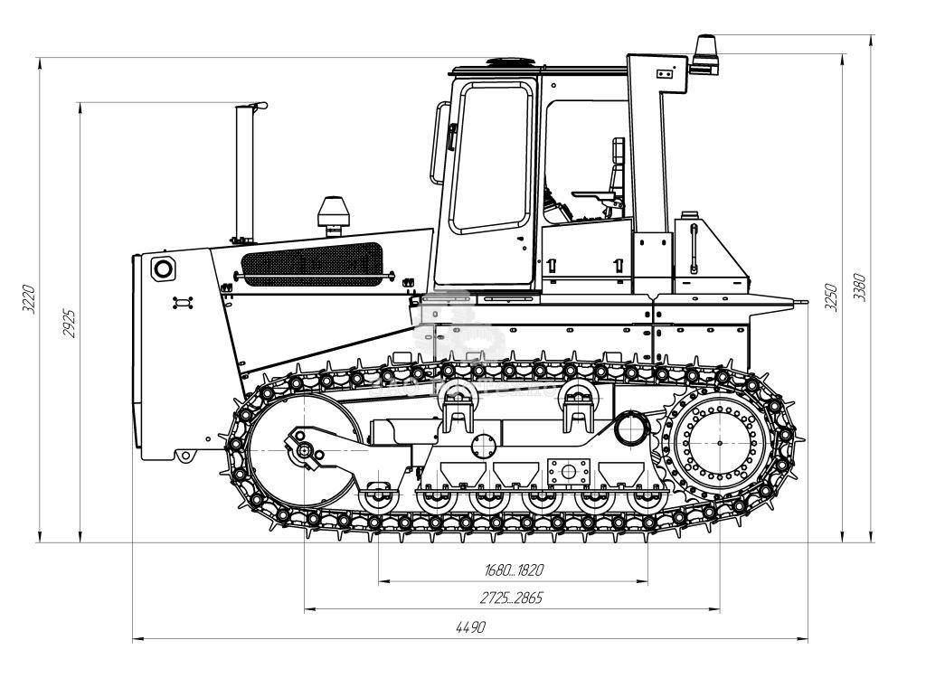Бульдозер б-10 и трактор т-10: особенности, технические характеристики