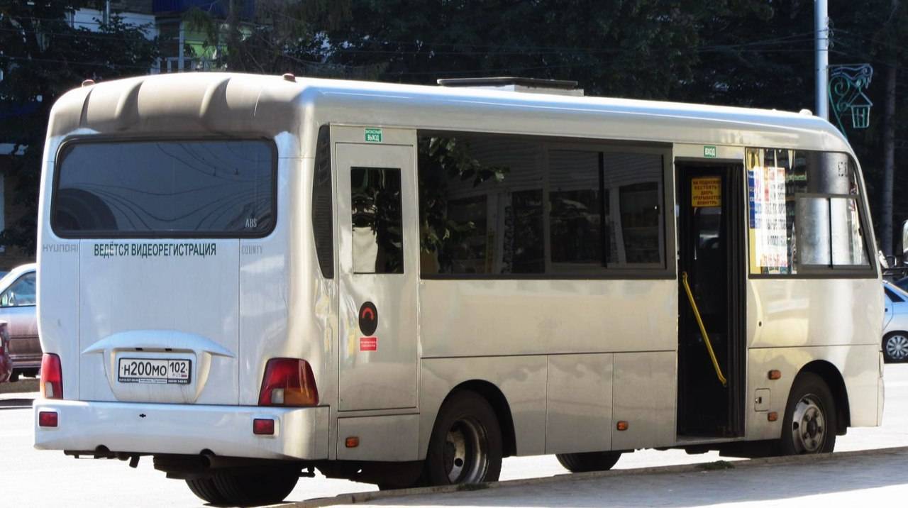 Уникальный городской автобус hyundai county kuzbass