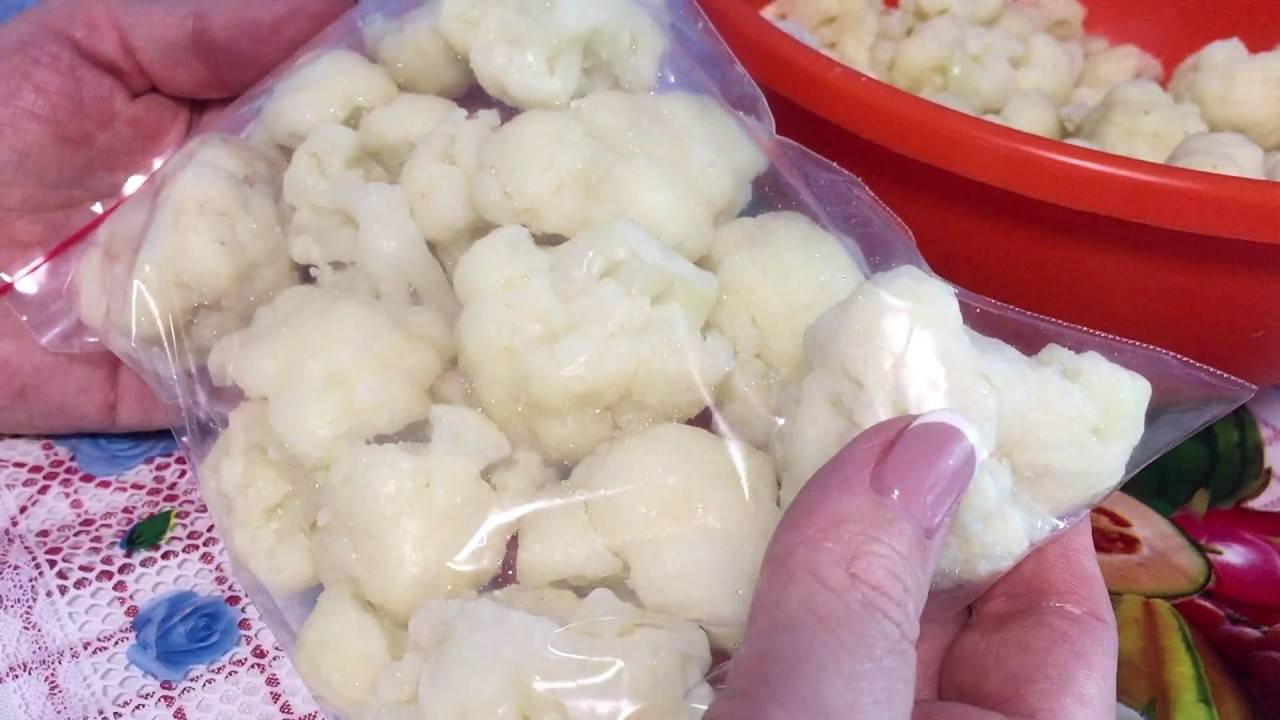 Как заморозить цветную капусту на зиму в морозилке, рецепты заморозки в домашних условиях