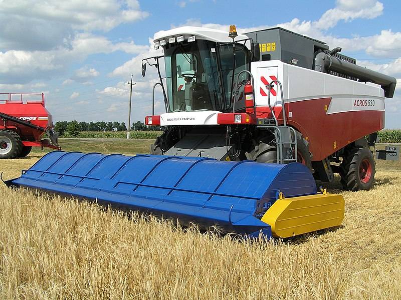 Механизация уборки зерновых с разработкой жатки зерноуборочных комбайнов