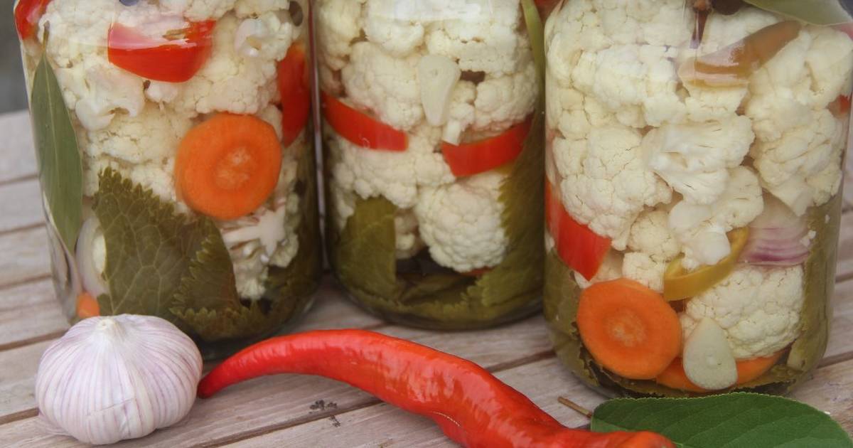 Маринованная цветная капуста с уксусом: готовлю круглый год!
