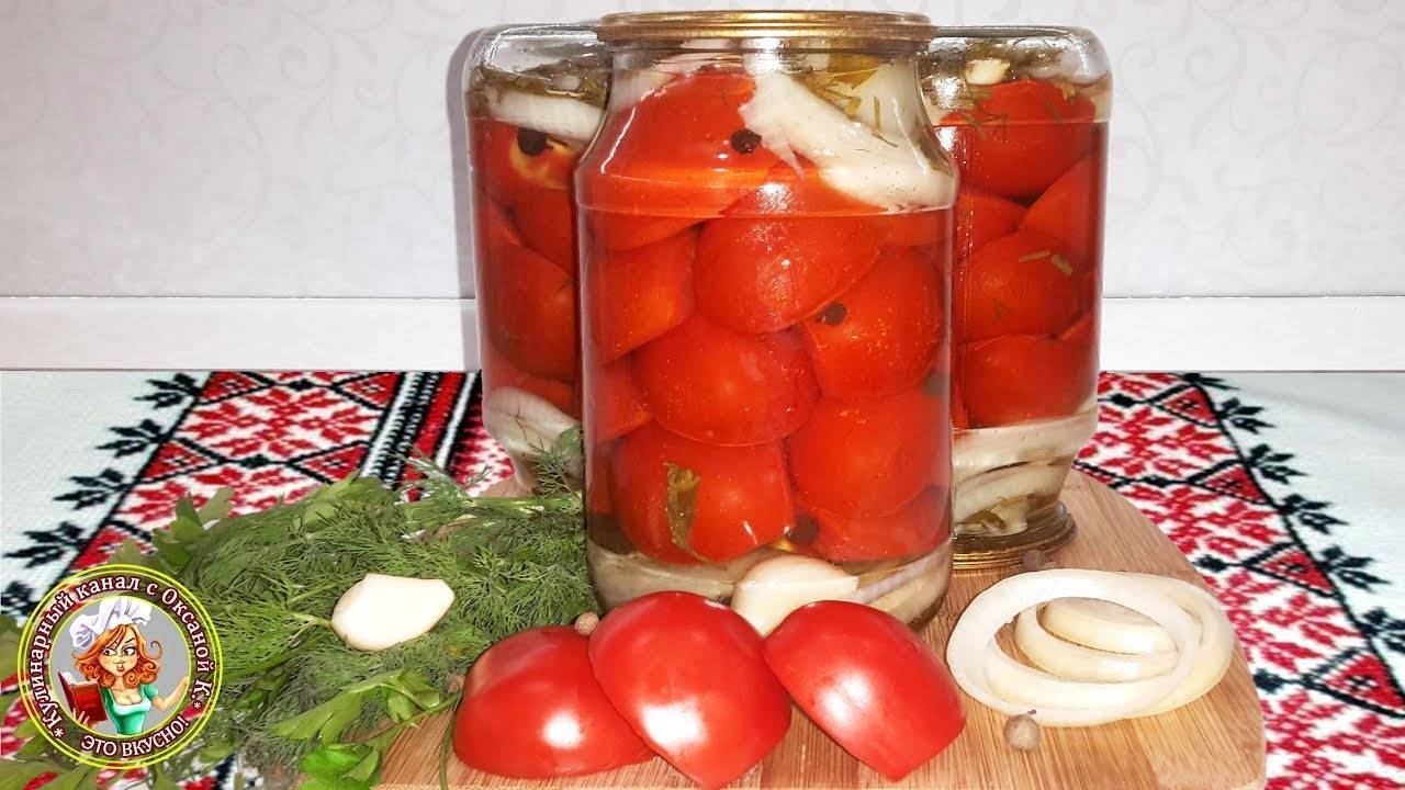 Топ-7 помидоры с чесноком на зиму на литровую банку «пальчики оближешь!»