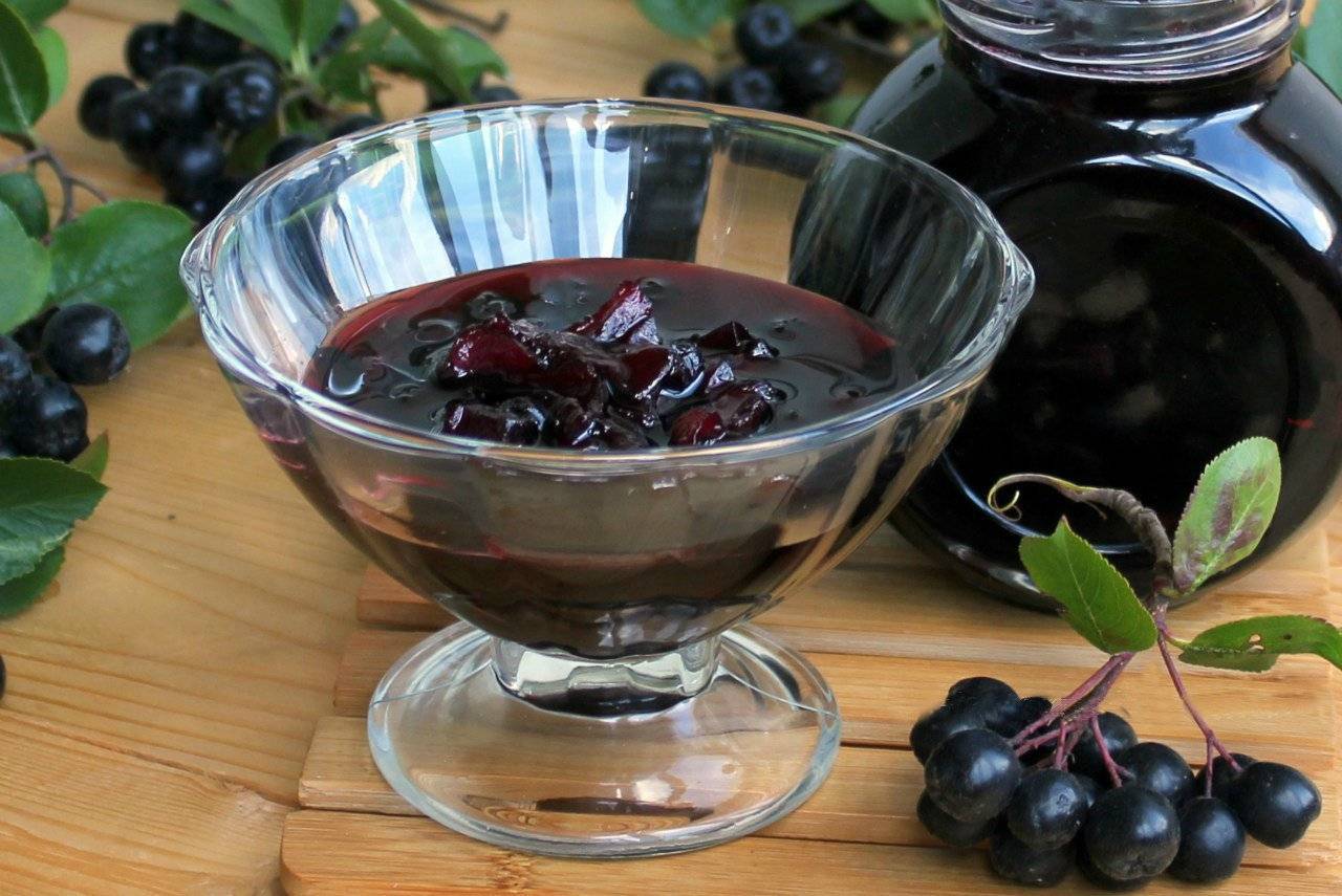 Варенье из черноплодной рябины: 12 рецептов