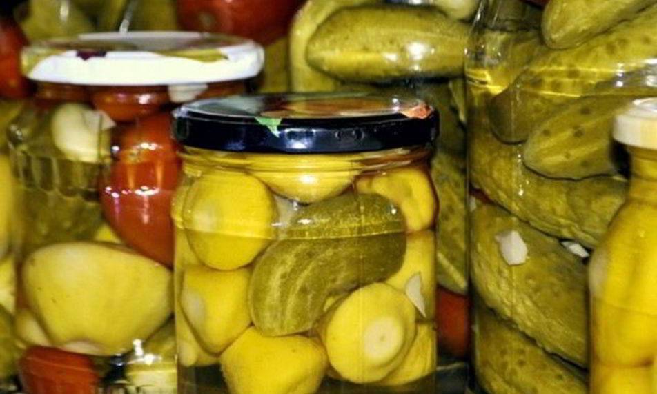 Маринованные патиссоны на зиму в банках - получаются хрустящие