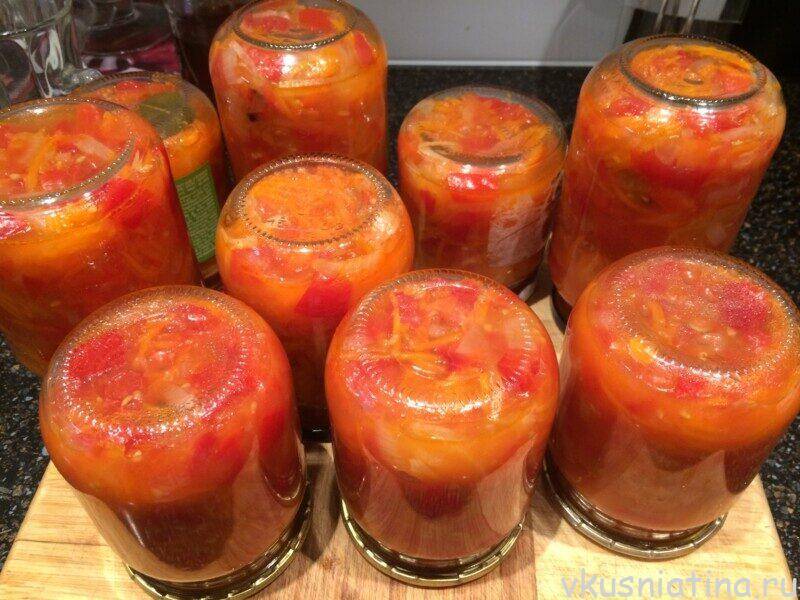 Сладкий перец в томате на зиму – 7 самых вкусных рецептов