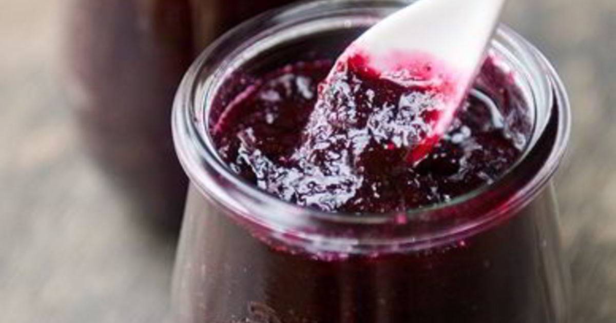 Черника с сахаром на зиму без варки