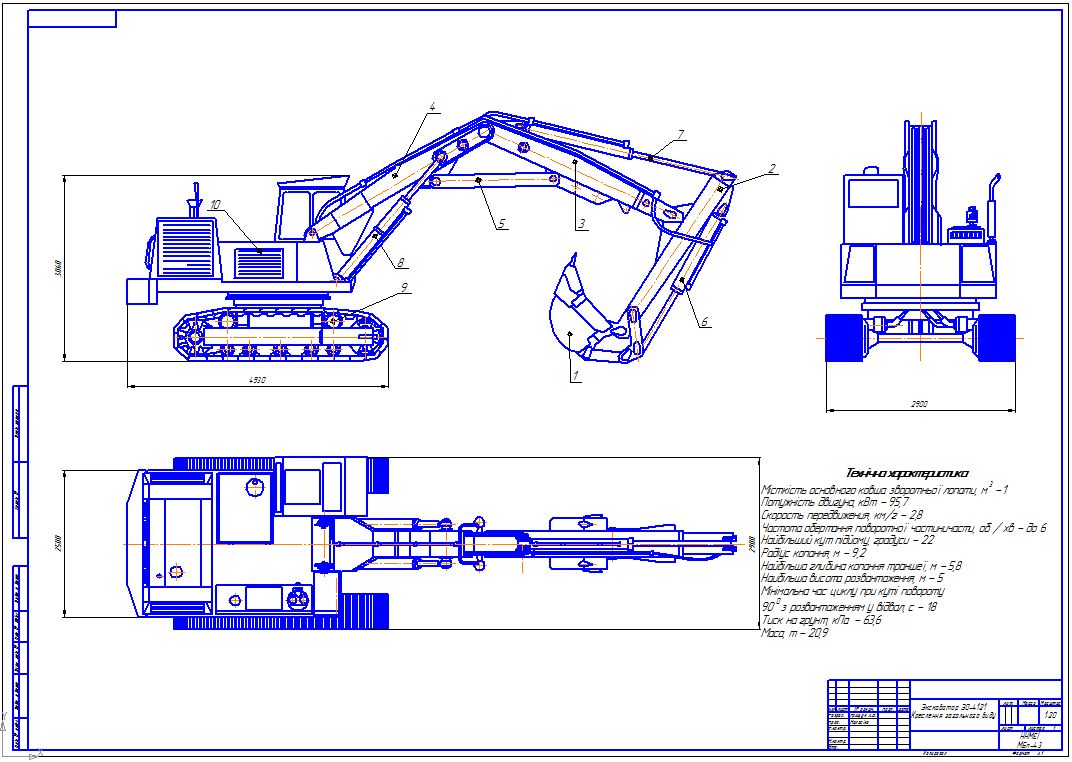 Обзор экскаватора эо-41211 производства оао «укбтм» г. нижний тагил.