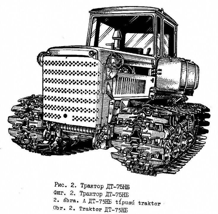 Технические характеристики трактора дт-75, дт-75м: вес, размеры