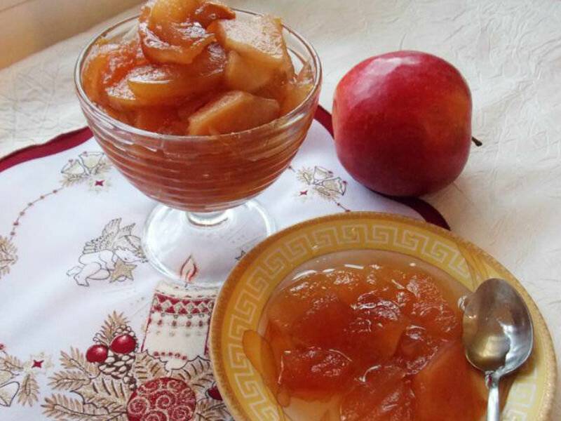 Прозрачное варенье из яблок дольками — 8 быстрых рецептов на зиму