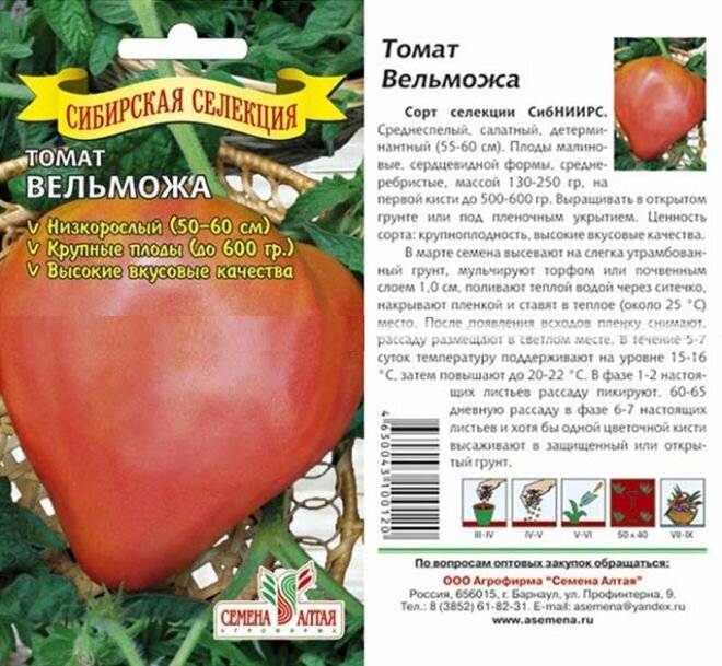 Томат тяжеловес сибири — вкусный сорт с плодами весом до 700 г
