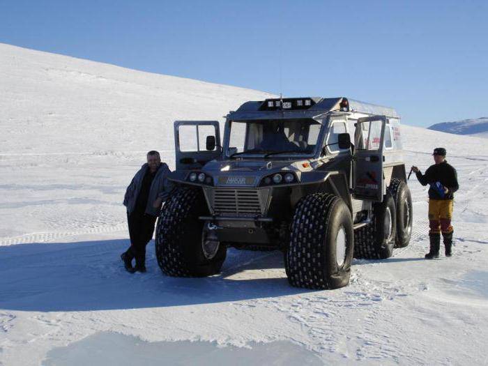 Вездеход «бурлак» машина для путешествия на северный полюс