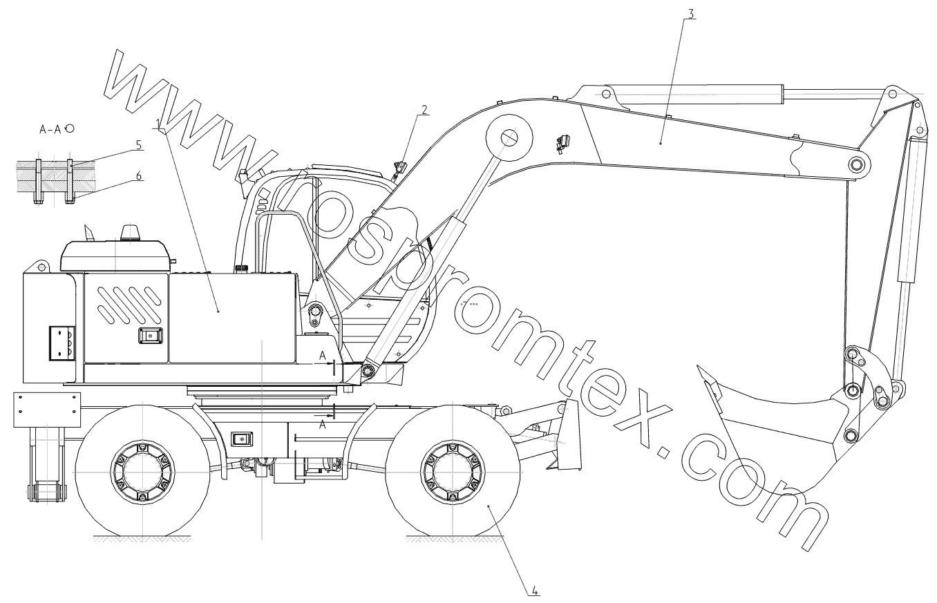 Экскаватор ек-18: технические характеристики