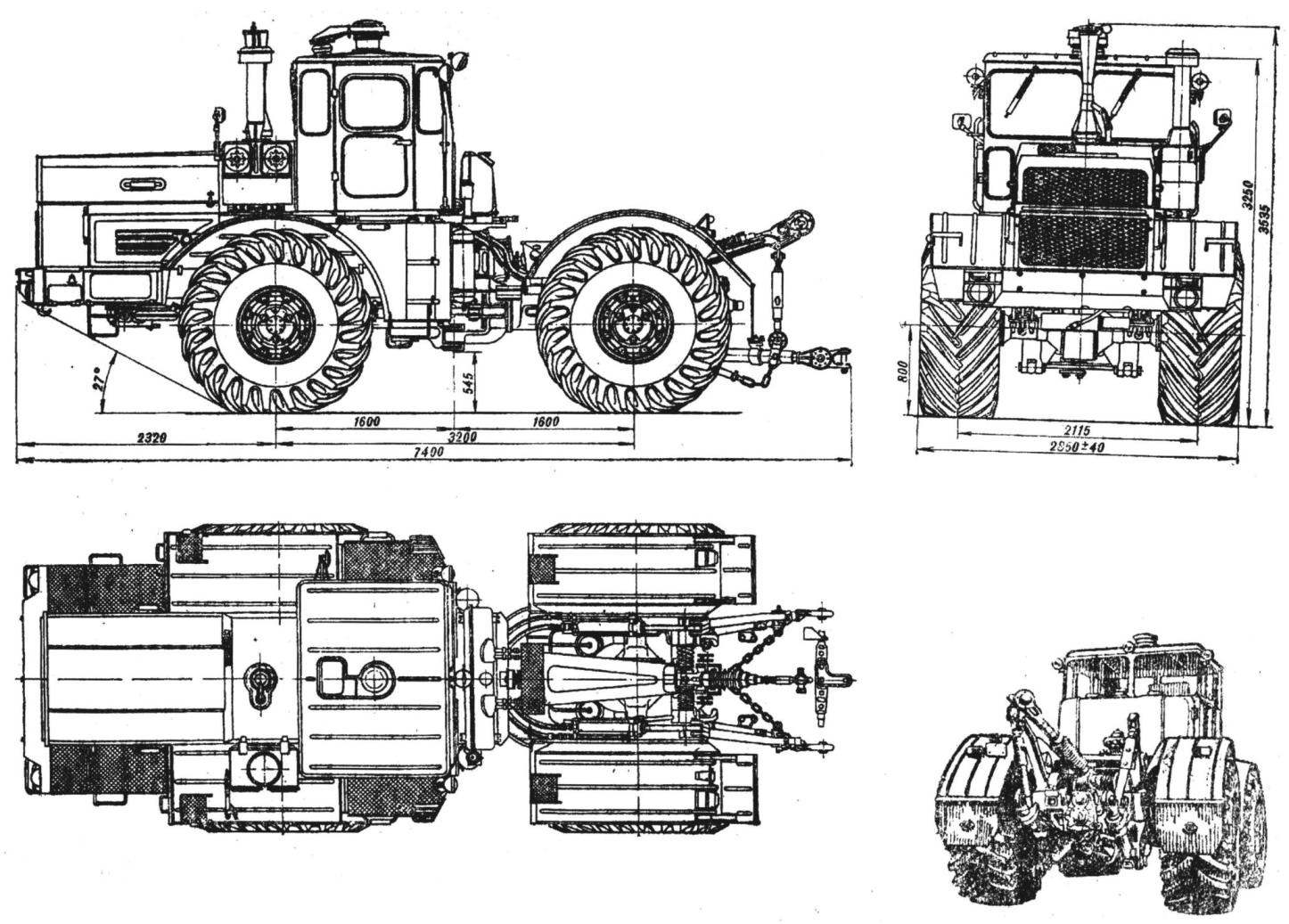 Трактор кировец к 701 — характеристики, видео, модификации