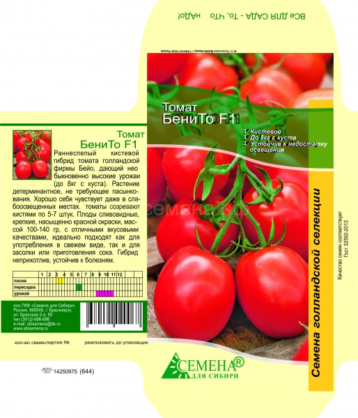 Описание гибридного томата Бенито f1 и советы по выращиванию сорта