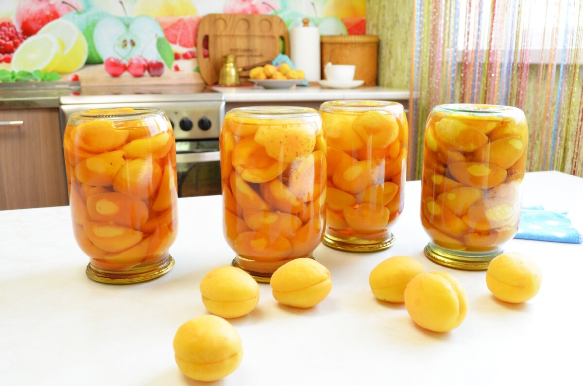 Персики консервированные половинками: рецепт без стерилизации, целиком с косточкой в домашних условиях на зиму