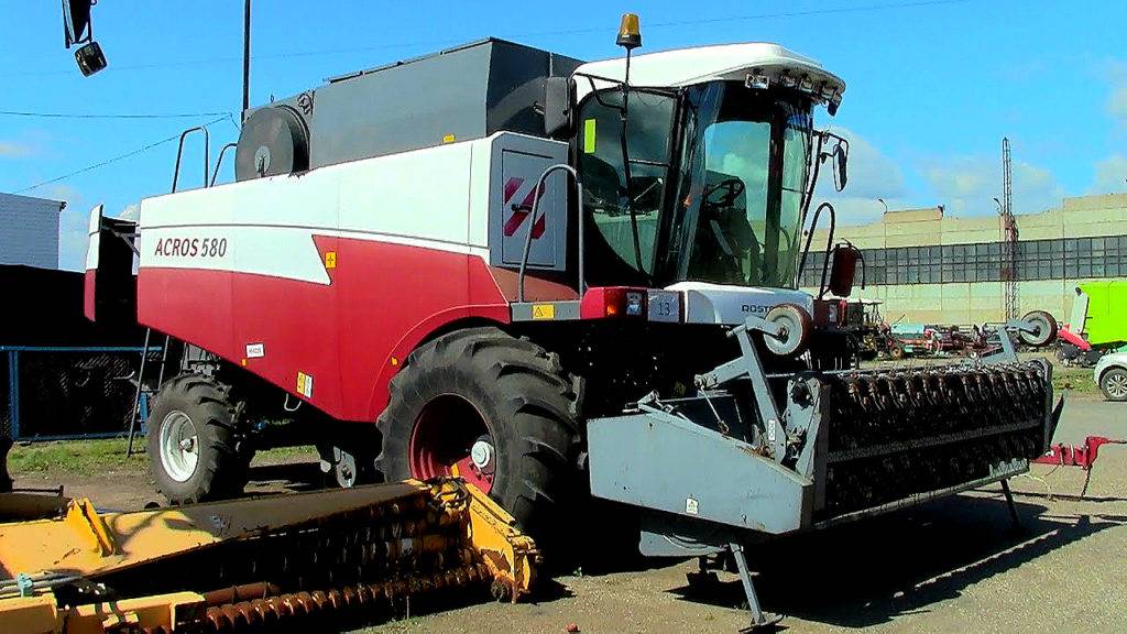 ✅ комбайн акрос 580: технические характеристики - tym-tractor.ru