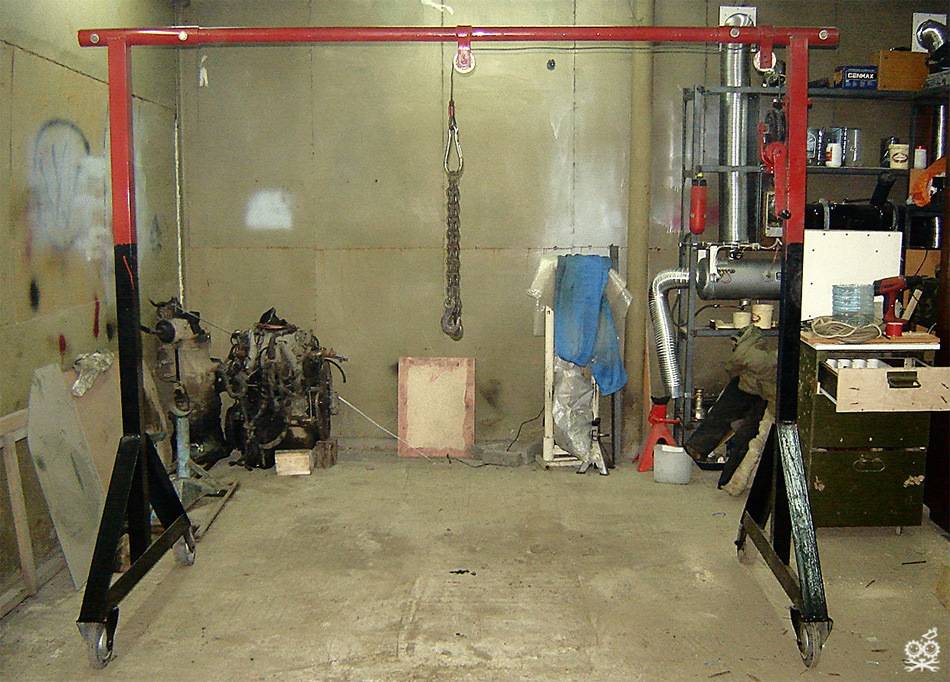 Кран-балка в гараж - как сделать правильно? - стройка и ремонт