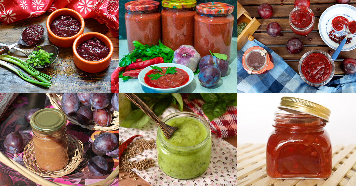 Сливовый соус к мясу: 9 рецептов
