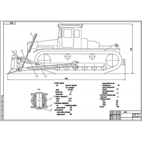 Бульдозер т-330: технические характеристики