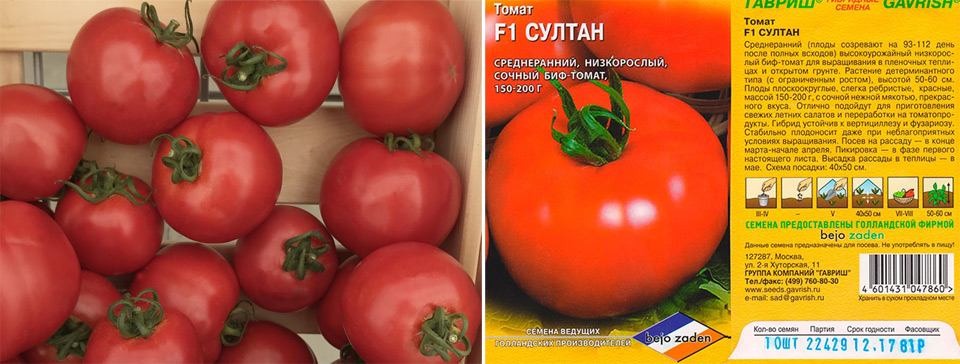 Томат "султан f1": характеристика и описание сорта, выращивание, фото плодов-помидоров