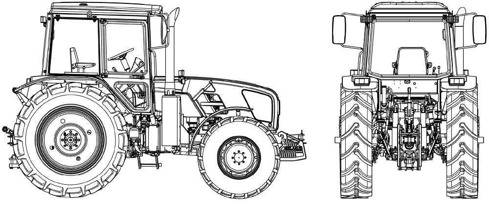 Трактор беларус рисунок