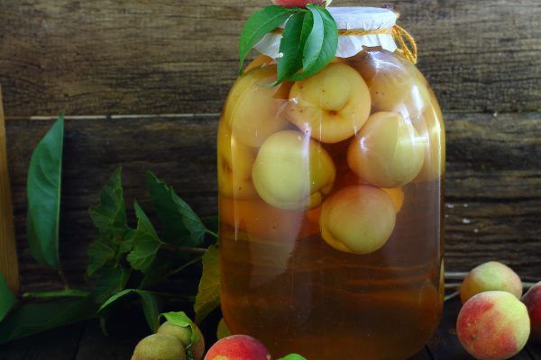 5 рецептов заготовок компота на зиму из персиков