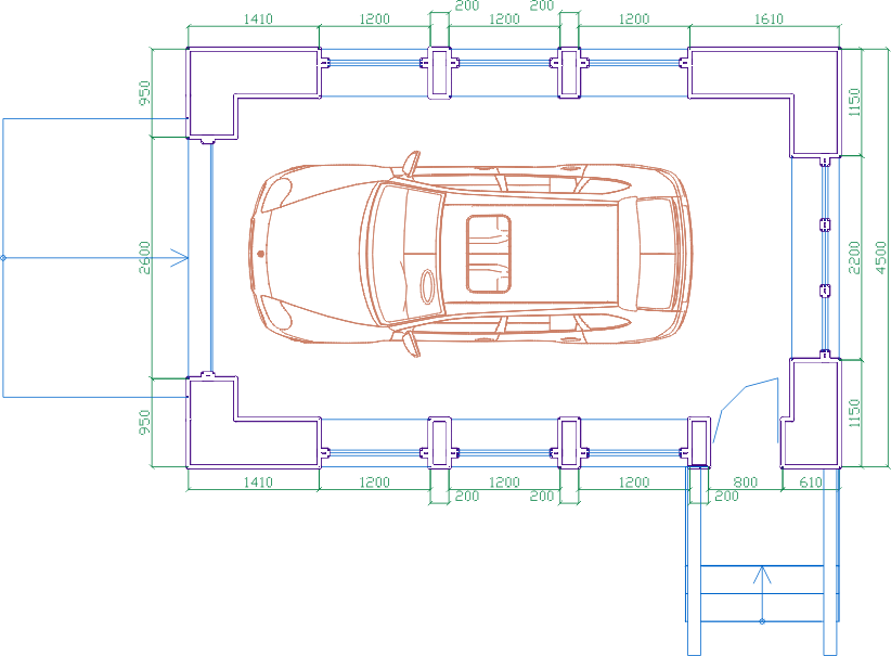 Размеры гаражных ворот для автомобиля (легкового, джипа)