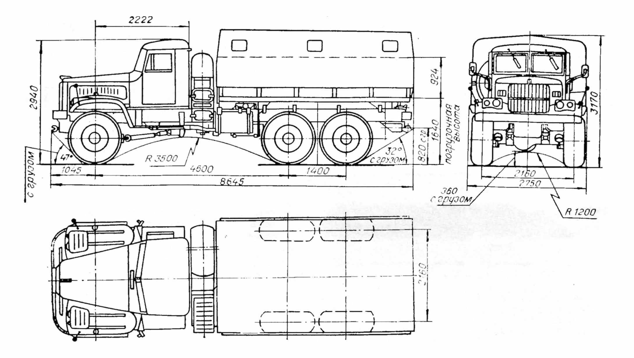 Краз 258 чертежи