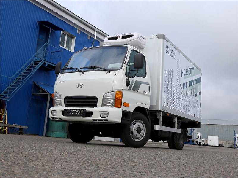 Макси-porter: знакомимся с грузовичком hyundai hd35city на полигоне