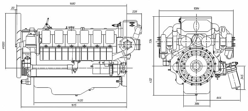 Двигатель ямз 847 технические характеристики