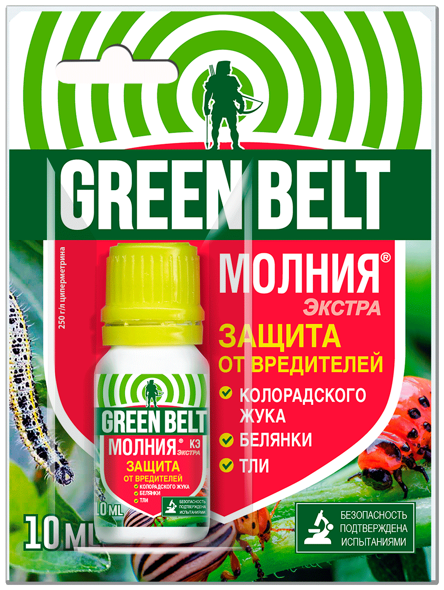Инструкция по применению средства молния от колорадского жука - всё про сады