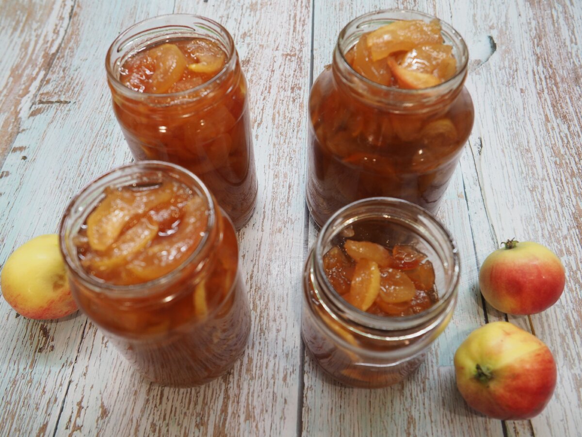 Прозрачное варенье из яблок дольками — 11 рецептов яблочного варенья