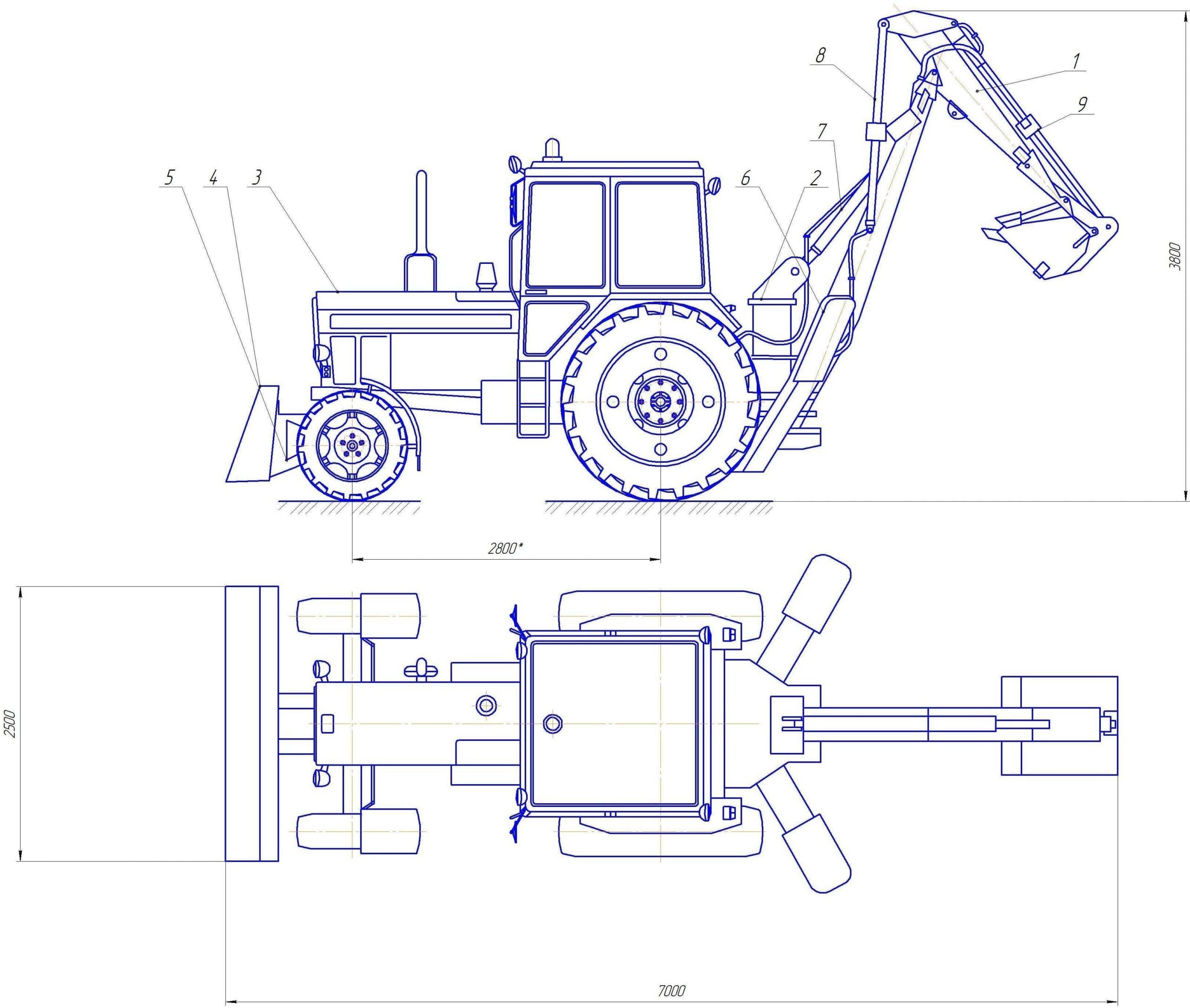Устройство трактора мтз-82 – детально о конструкции модели