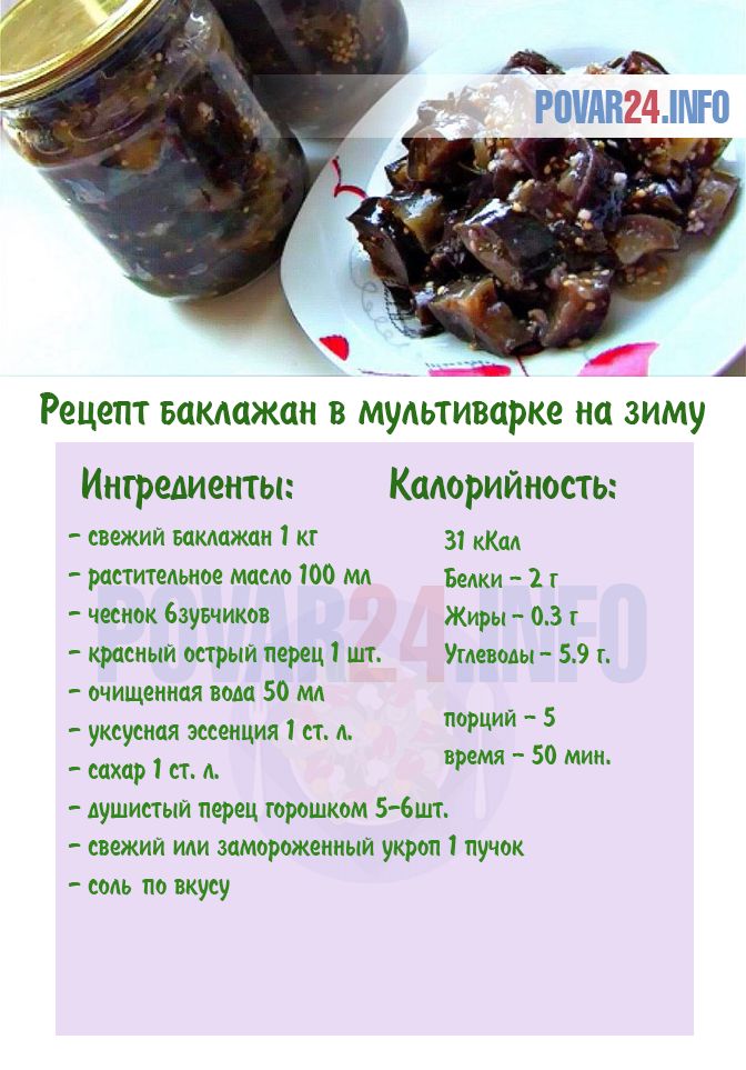 Баклажаны на зиму: топ 6 лучших рецептов