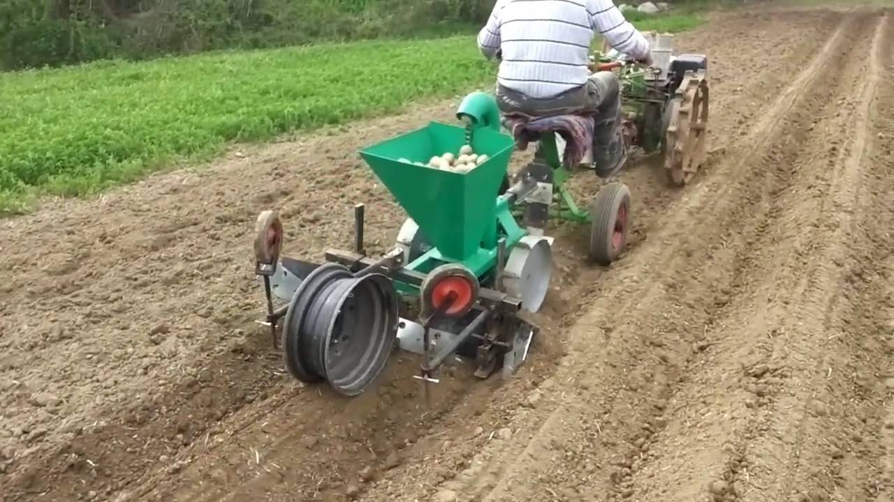 Ширина колеи минитрактора для посадки картофеля
