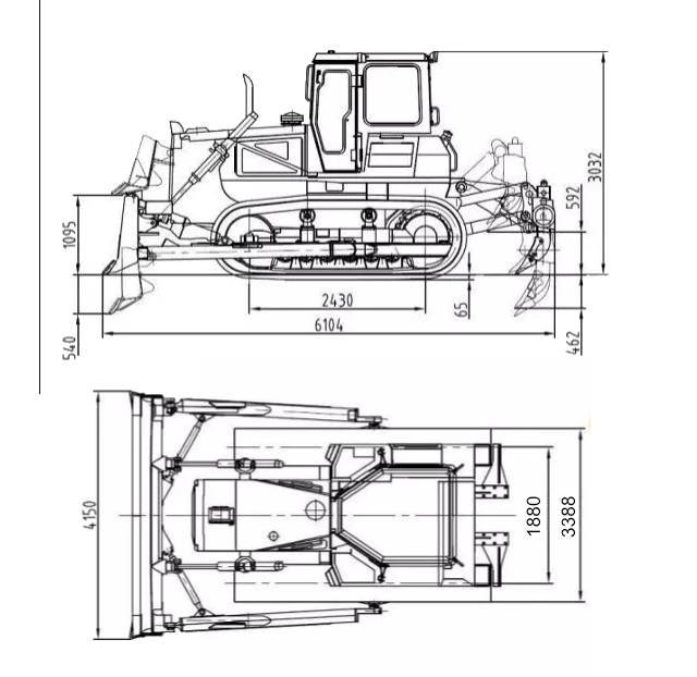 Схема бульдозера шантуй sd16