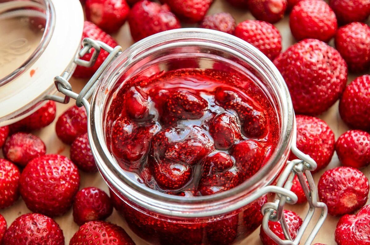 Варенье из клубники на зиму густое с целыми ягодами пятиминутка: 9 лучших рецептов
