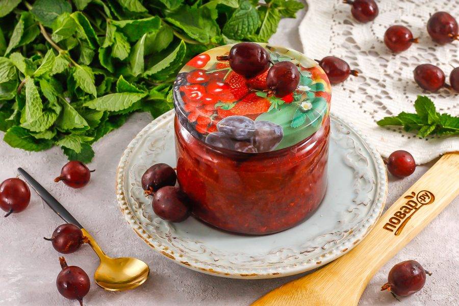 Варенье из крыжовника через мясорубку