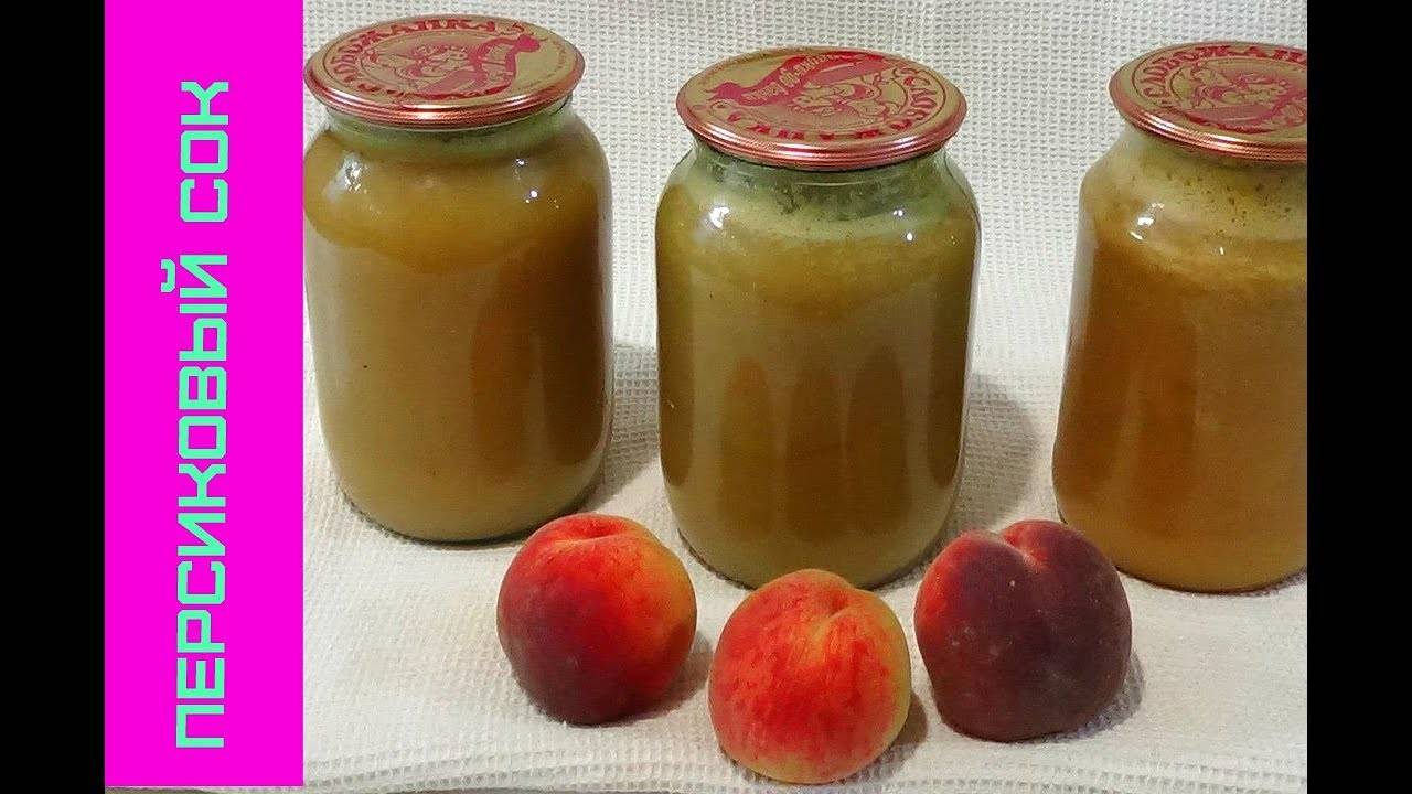 Простые рецепты приготовления сока из персиков и нектаринов на зиму в домашних условиях