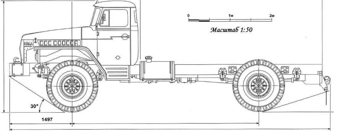 Рама урал 4320