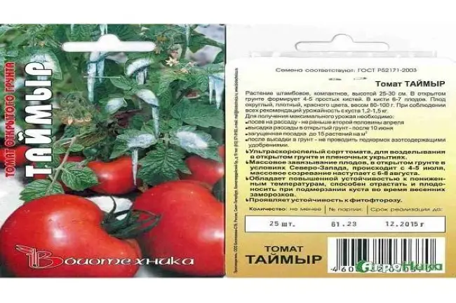 Томат «таймыр». описание сорта: характеристика урожайности и агротехника посадки, ухода и выращивания помидора (фото)