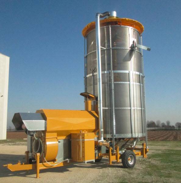 Мобильные зерносушилки mecmar: циклические передвижные сушилки зерна | спецтехника