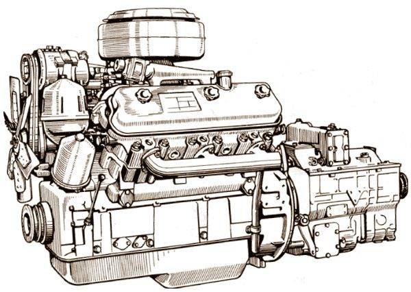 Устройство и работа смазочной системы двигателя ямз-238